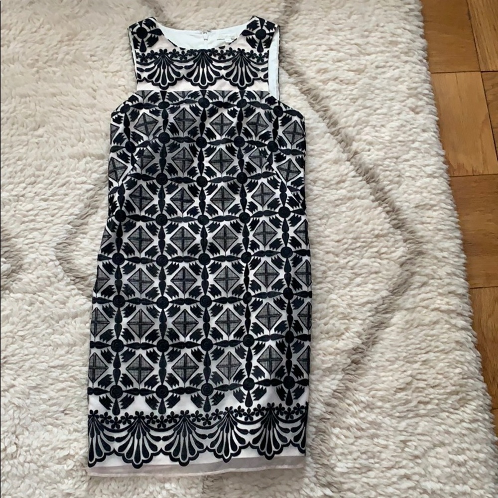 Shoshanna embroidered dress